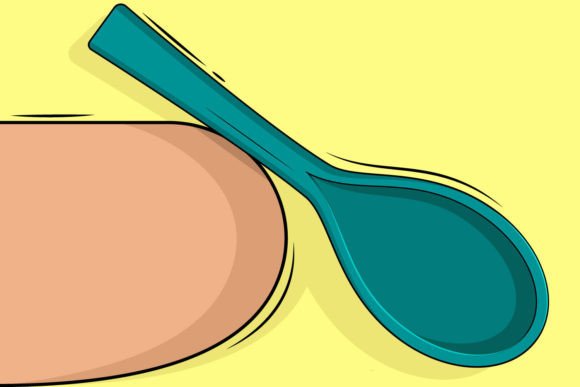 Download Spoon with Fresh and Healthy Bread Logo. - Fresh Collection