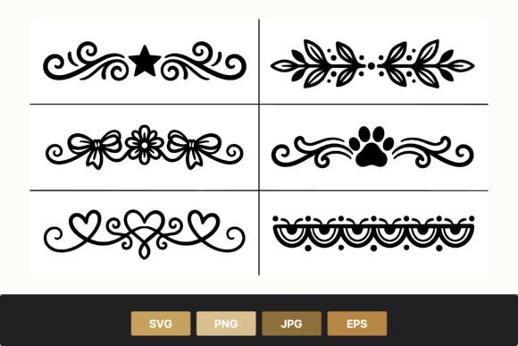 Download Ornamental Borders Black and White - Ornament Collection