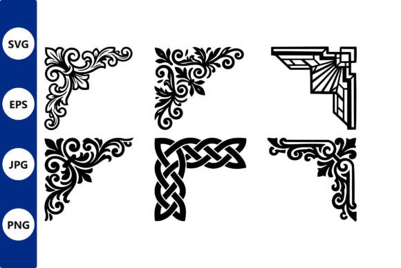 Download Ornamental Corners Set - Ornament Collection