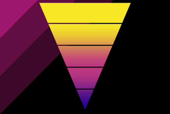 Download Retro Synthwave Triangle Background - Triangle Collection