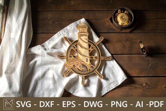 Download Lighthouse Ship Wheel SVG - Wheel Collection