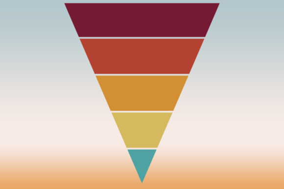 Download Autumn Fall Vibes Striped Retro Triangle - Triangle Collection