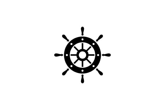 Download Ship Steering Wheel Vector Logo Design - Wheel Collection