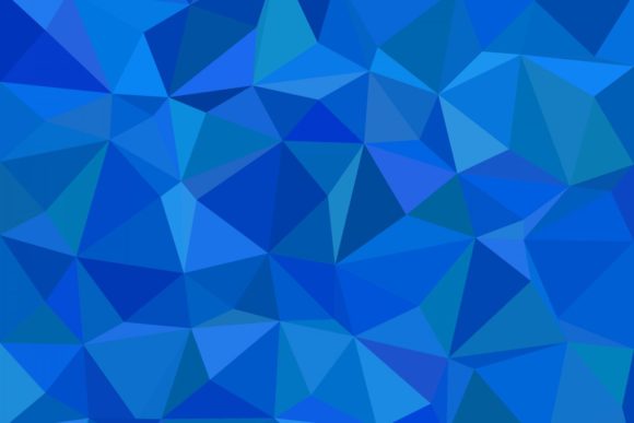 Download Blue Triangle Mosaic Background - Triangle Collection
